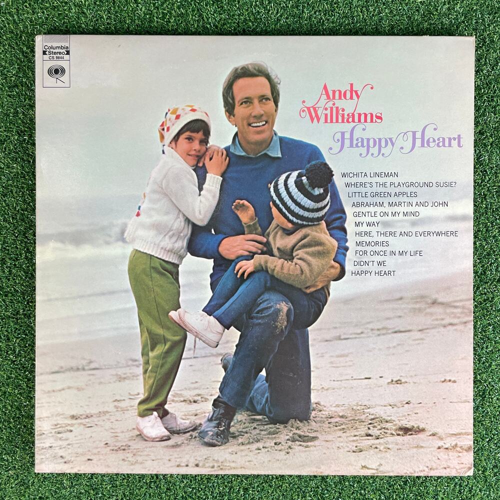 Andy Williams Happy Heart 1969 LP Album Vinyl